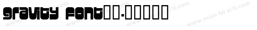 Gravity Font字体字体转换